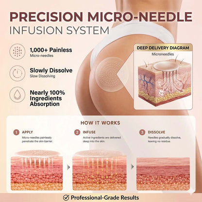 Acanth® CurveSculpt Micro-Patch ✦ Sculpt • Firm • Smooth Lower Body Curves ✦ Micro-Needle Infusion System