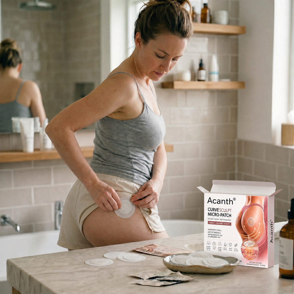Acanth® CurveSculpt Micro-Patch ✦ Sculpt • Firm • Smooth Lower Body Curves ✦ Micro-Needle Infusion System