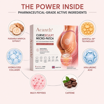 Acanth® CurveSculpt Micro-Patch ✦ Sculpt • Firm • Smooth Lower Body Curves ✦ Micro-Needle Infusion System