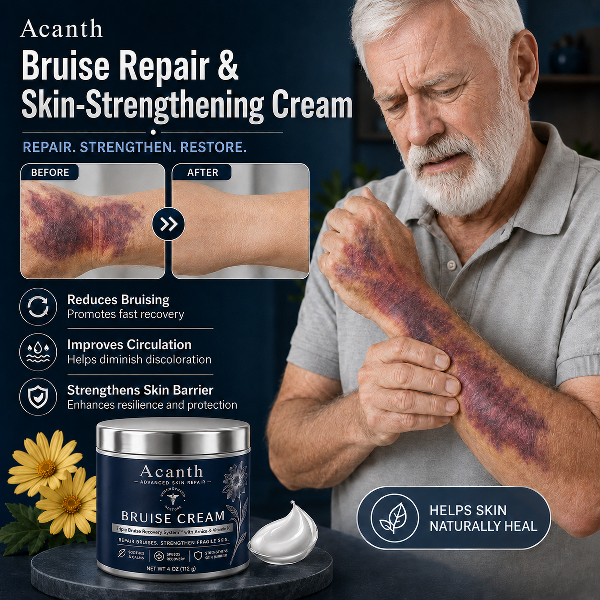 💥LAST DAY SALE 50%OFF💕- Acanth® Bruise Repair & Skin-Strengthening Cream