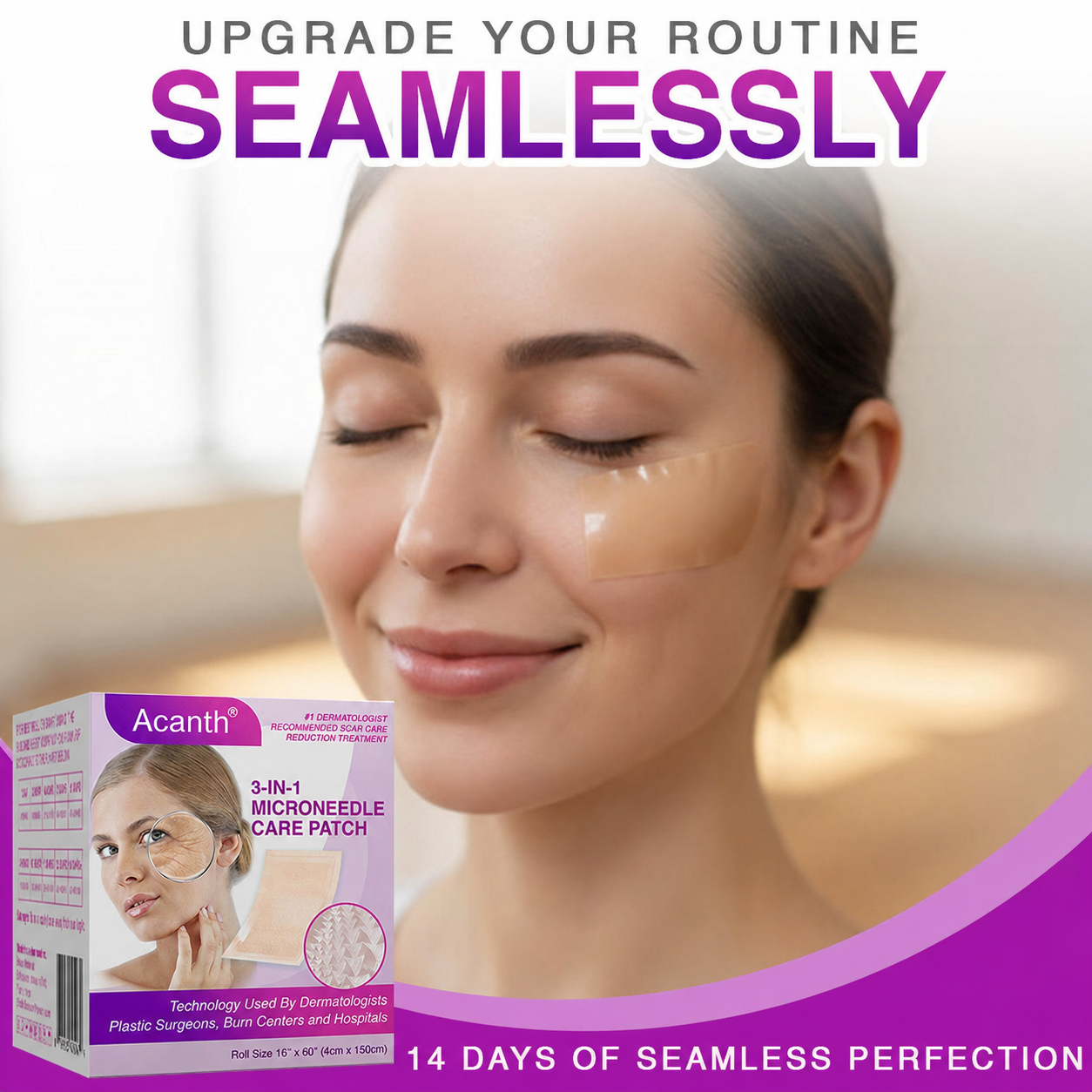 Acanth® 3-in-1 Microneedle Anti-Aging Patch