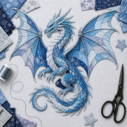 🌙 Mythic Wilds DIY Layered Patchwork Art Kit