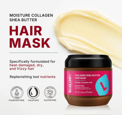 Collagen Shea Butter Hair Mask 550ml