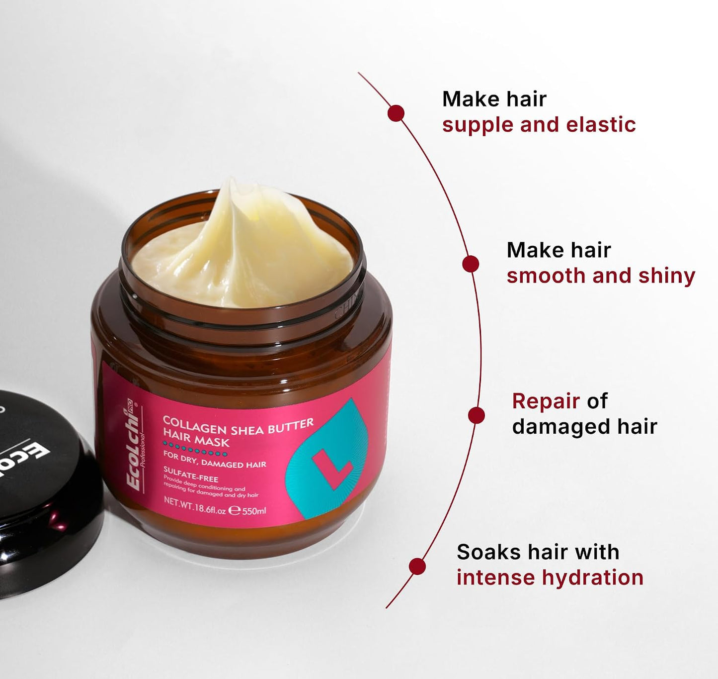 Collagen Shea Butter Hair Mask 550ml