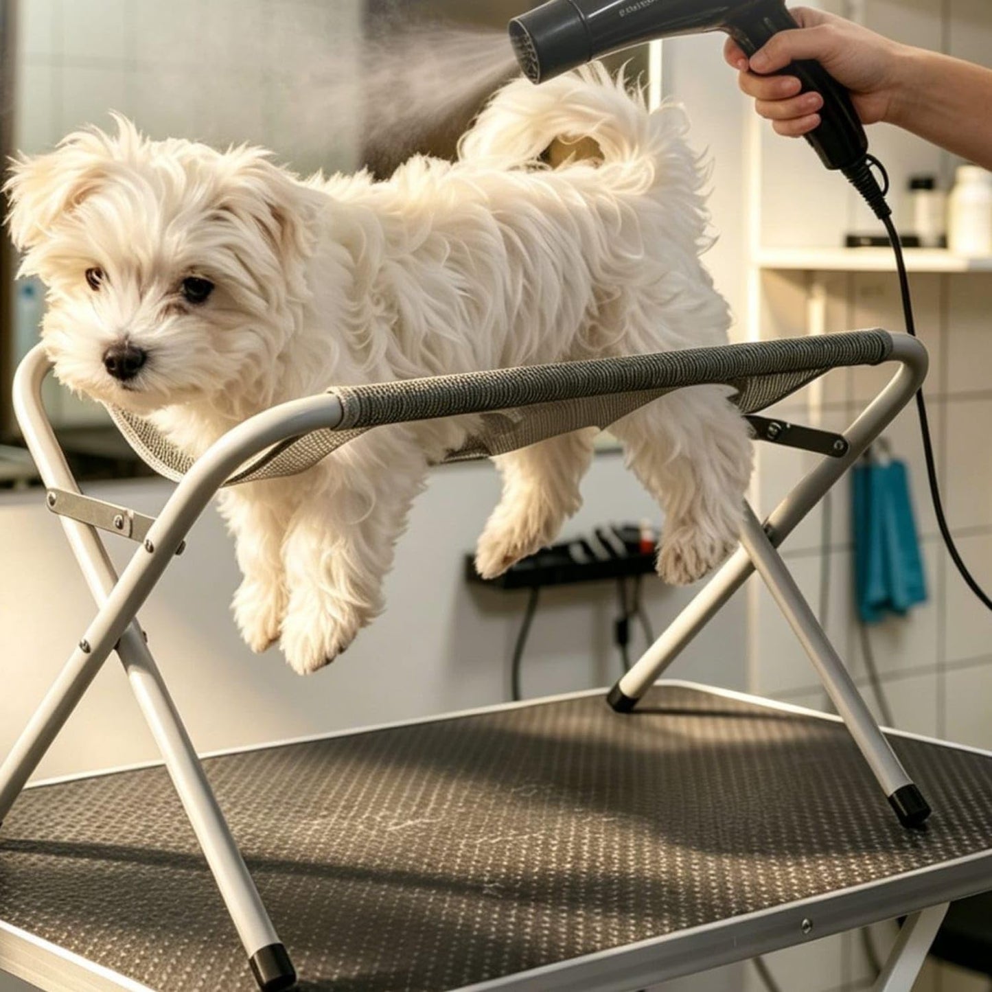 Quick-Dry Foldable Pet Bath Rack