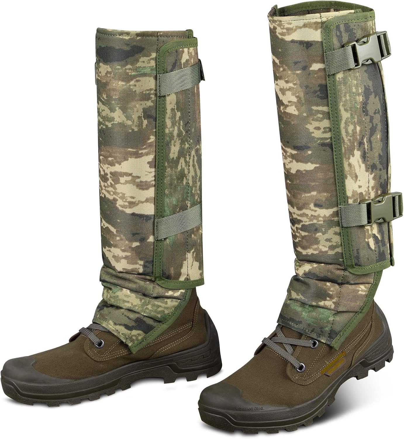 Snake Guard Gaiters - Waterproof Chaps for Lower Legs, Bite Proof Guardz, Adjustable Size