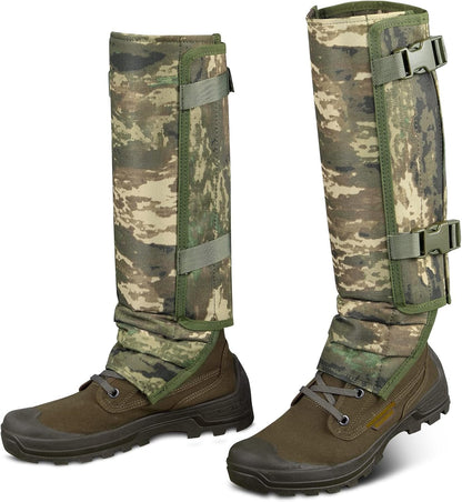 Snake Guard Gaiters - Waterproof Chaps for Lower Legs, Bite Proof Guardz, Adjustable Size
