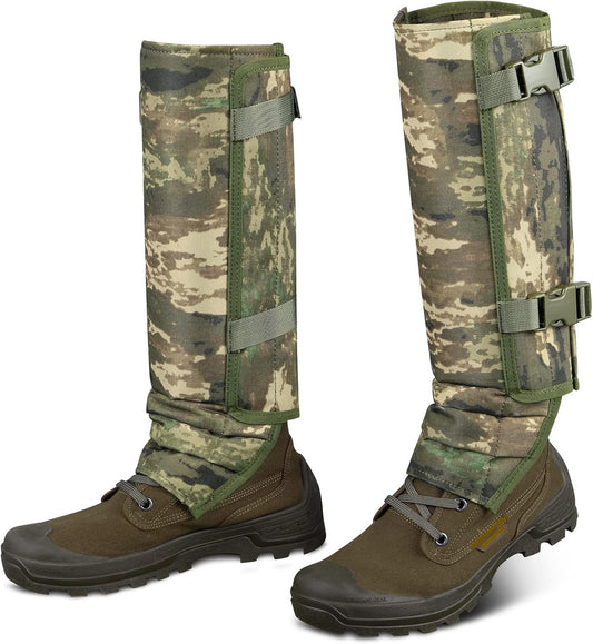 Snake Guard Gaiters - Waterproof Chaps for Lower Legs, Bite Proof Guardz, Adjustable Size
