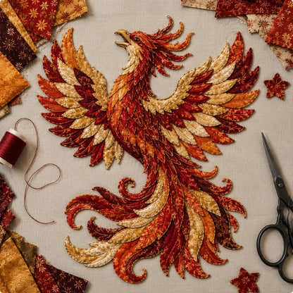 🌙 Mythic Wilds DIY Layered Patchwork Art Kit