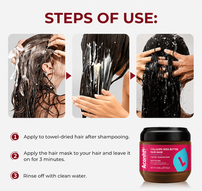 Collagen Shea Butter Hair Mask 550ml