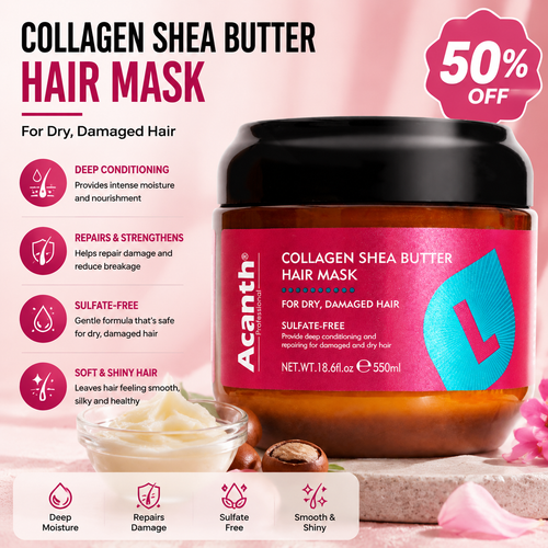 Collagen Shea Butter Hair Mask 550ml