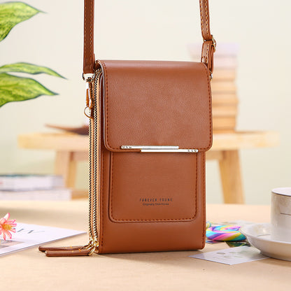 🔥Upgraded Version Anti-Theft Double Layer Leather Bag,🔒 FID Blocking Mini PU Leather Crossbody Bags