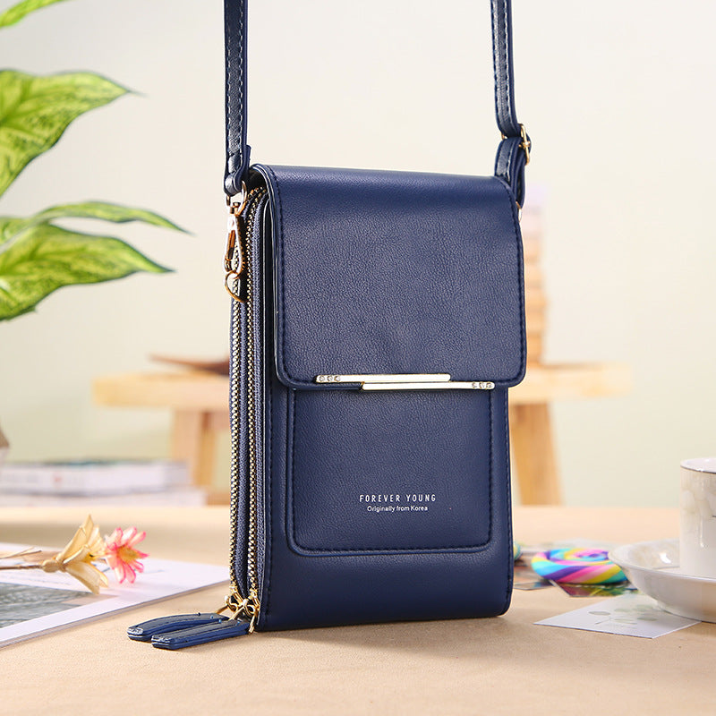 🔥Upgraded Version Anti-Theft Double Layer Leather Bag,🔒 FID Blocking Mini PU Leather Crossbody Bags